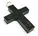 CRYSTALMIRACLE Beautiful Black Tourmaline Gemstone Cross Pendant crystal Healing Fashion Jewelry Men Women Gift Positive Energy Deflector Luck Powerful Fear health handcrafted meditation