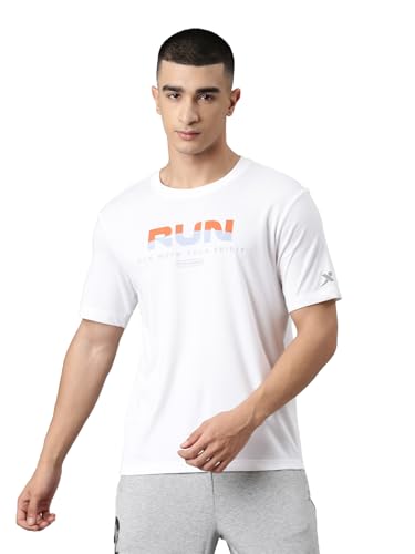 Image of XTEP Playing Big Basketball Series, Sorona Material, Moisture Absorbing & Sweat Dissipating Technology, Superior Elasticity, Colorblocked Design, Basketball T-Shirt for Men - Caramel Brown