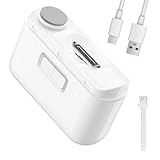 Duoxiate Electric Nail Clipper with LED Light, Rechargeable Nail Trimmer for Babies, Toddlers, Adults & Seniors, Quiet Baby Nail File with Storage Box, Safe Fingertip & Toenail Cutter