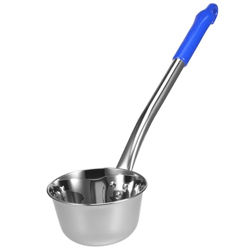 Ciieeo Stainless Steel Long Handle Dipper for Cooking Serving and Gardening Versatile Water Ladle with Space Saving Hanging Feature