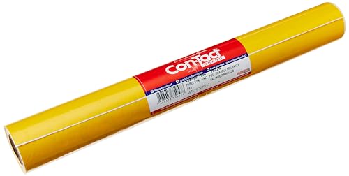 Contact, Amarelo, Liso, Brilho, Rolo de 45cmx10m