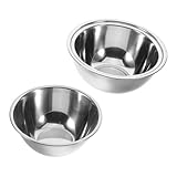 Ciieeo 3 Stück Edelstahl Rührschüssel Metall Nudelbecken Backgeschirr Schüssel Teigschüssel Metallbecken Rührschüsseln Aus Edelstahl Edelstahlschüssel Back Rührschüsseln