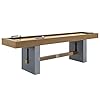 Barrington Shuffleboard Multiple Styles Urban Shuffleboard Game Table Collection, Durable Designs with Puck Set Accessories, Perfect for Family Game Rooms