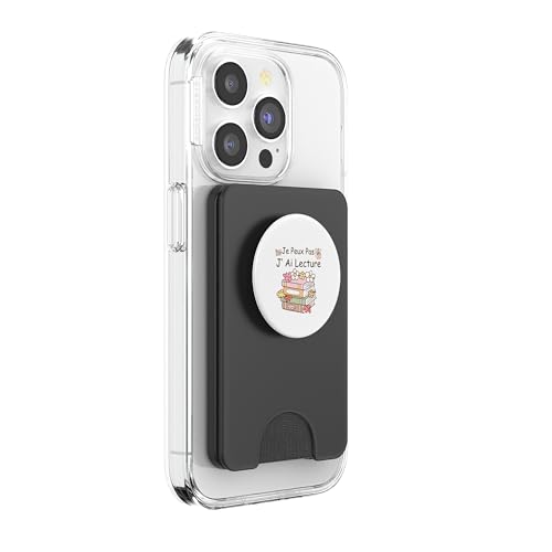 Je Peux Pas J'Ai Lecture Pastel Fleurs PopSockets PopWallet pour MagSafe – vue 4