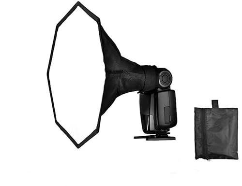 30 cm sekizgen softbox, tepe flaş kafaları için