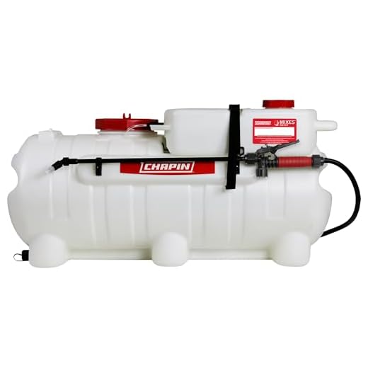 Chapin International 97561 Chapin Presents The First-Ever Clean-Tank ATV Spraying System, 25 Gallon Sprayer, Translucent