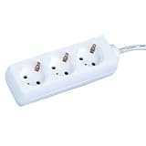 Base multipla 3 prese economica Electro dh. Con Presa Di Terra. 36.200 8430552046744