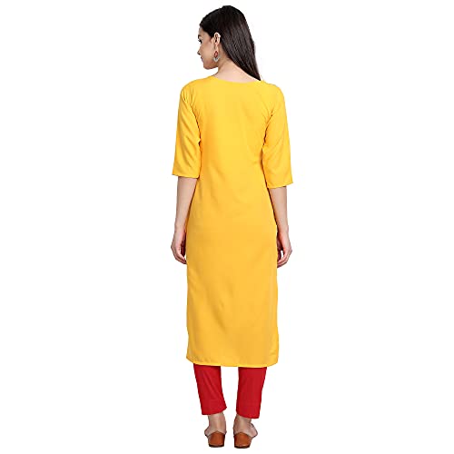 Image of Women's Crepe Regular Kurta
