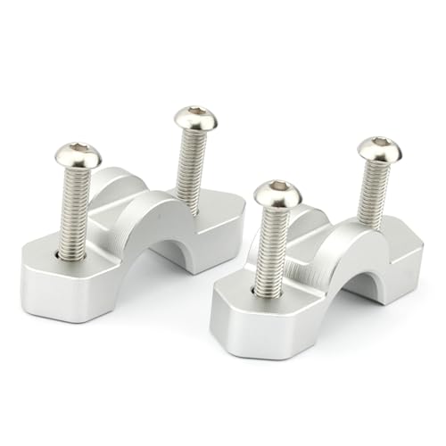 Motorrad-Lenkererhöhungen für BMW R1300GS 2023–2024, Silber, 15/30 mm