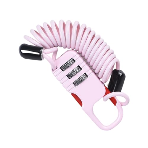 Antivol à câble pour casque de moto, combinaison à 3 chiffres | Câble antivol rétractable pour casque, bagages, scooter électrique, moto