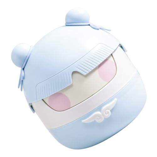 CAXUSD Papelera Pequeña Con Tapa Abatible Para Baño Escritorio Dormitorio Cocina Oficina Papelera De Adorable y Práctica Para Residuos