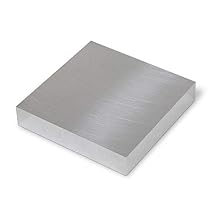TCI Precision Metals 316 Stainless Steel Sheets Metal Plates Precision Ground Flat and Milled .500" Thick X 3.000" X 3.000"