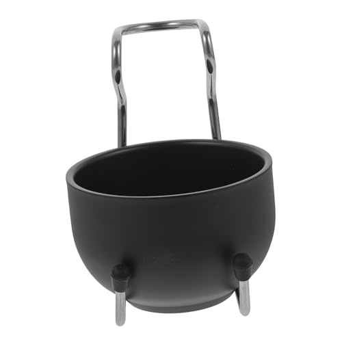 AUTSUPPL Stainless Steel Shaving Soap Bowl Men's Shaving Tool Soap Bowl Stand Beard Care Kit