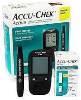 Kit Medidor De Glicose Accu-chek Active Roche - Produto 5 mais recomendado com 4.7 estrelas