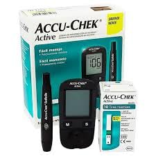 Kit Medidor De Glicose Accu-chek Active Roche