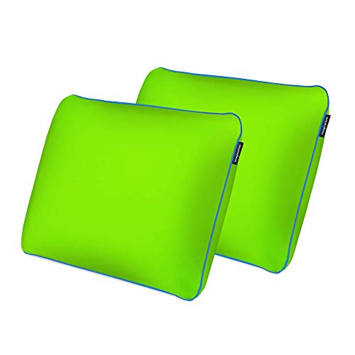 Imaginarium Memory Foam Fun Pillow with Cool to The Touch Cover 2-Pack (Lucky Green)