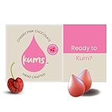 Kums Pink Cherry Rose Chocolate Tabs for Couples (1 Box) Premium Pink Cherry Tab Chocolate for Men & Women | Vegetarian Delight Ideal for a Delightful Experience