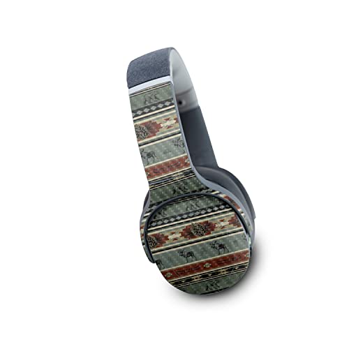 Image of MightySkins Carbon Fiber Skin Compatible with Skullcandy Crusher Evo Wireless - Cabin Stripes | Protective, Durable Textured Carbon Fiber Finish | Easy to Apply | Made in The USA