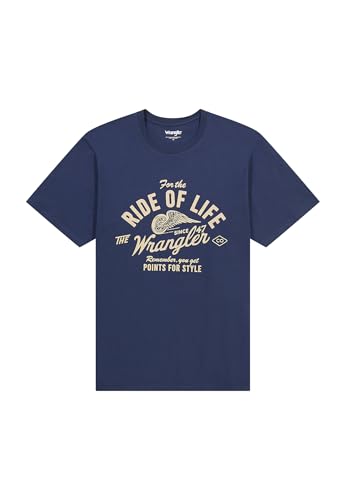 Americana Tee T-Shirt Blu Navy S Uomo