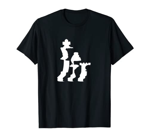 Pièces d'échecs Gamer Geek King Queen Knight Hobby T-Shirt