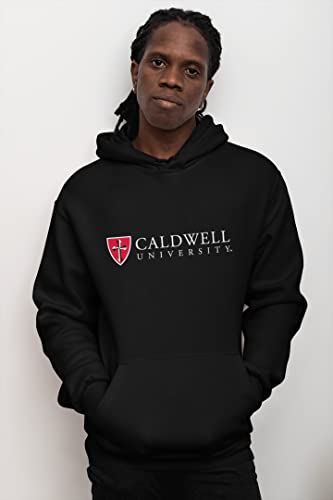 CreateMyTee | Caldwell University Shield Hooded Sweatshirt3