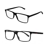 Gucci GG0424O Designer Fashion Eyeglasses Stylish Classic Rectangular Frame Eyewear with Luxury eSHADES Kit - Embrace Sophistication and Elegance