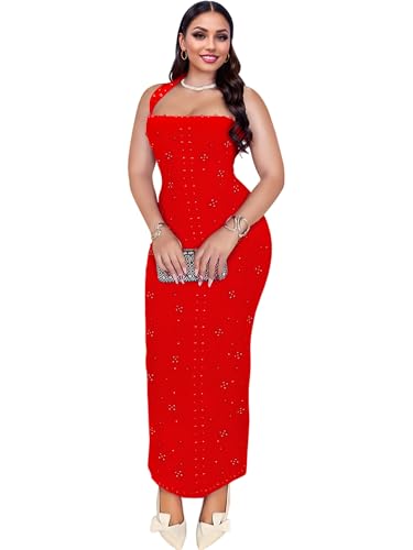 Image of Figdaw Rhinestone Embellished Formal Gowns and Evening Dresses for Women 2026