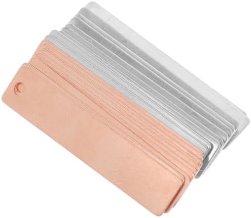 GLEAVI 20pcs Copper Zinc Electrode Set Pure Zinc Anode Copper Sheet for Science Experiments for DIY Projects Electroplating and Educational Applications