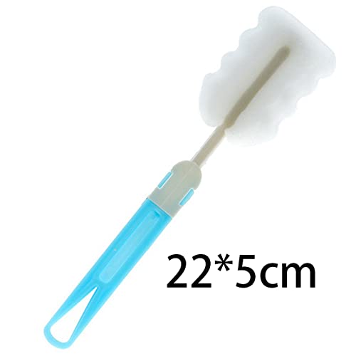 Cepillo de limpieza con esponja desmontable e intercambiable de mango largo para vajilla 6