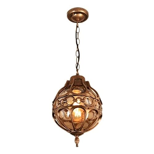 Suspension en verre clair vintage lustre moderne luminaire suspendu plafond E27