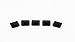 PITTASOFT 5 Pieces 5 x BLACKVUE Adhesive Cable Clips Coaxial Video/Power Cable Mounts