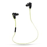Foneso Bluetooth 4.1-Kopfhörer, Sport-Kopfhörer, kabellose Ohrhörer mit schweißfest, bis zu 8–10 Stunden Spielzeit, Grün