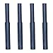 Carbon Fiber for Golf Club Shaft Extension Set 12.6cm Extender for Iron Wood Driver Putter 0.49 0.52 0.55 0.58 Inch Inner Diameter Black 4 Pieces（0.490 INCH）