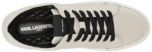 Image of Karl Lagerfeld Mens Leather Two Tone Sole Sneaker