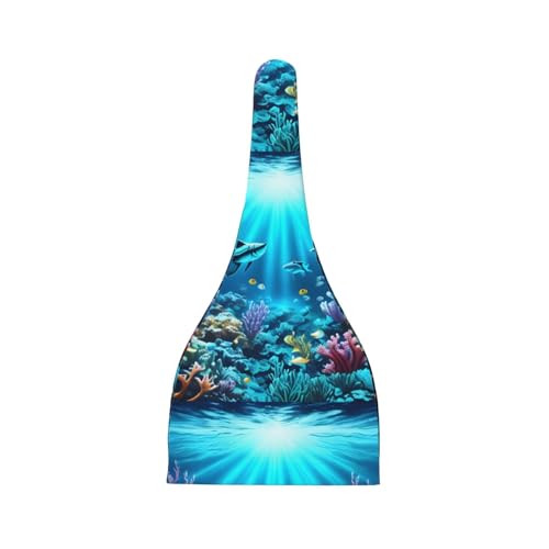 Baby Beanie Submarine Coral Rays Knotted Hat - Soft, Warm, Comfortable, Headwear for Newborns, 0-6 Months2