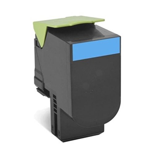 Toner cyan 80C2HCE compatible Lexmark CX410de CX410dte CX410e CX510de