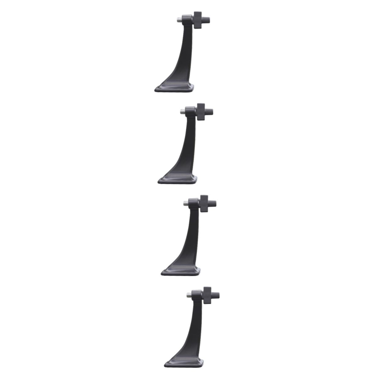 HOMSFOU 4Pcs Binoculares Binoculares De Aluminio Sujetar Abrazadera Soporte Neutral Turismo Binocular Soporte Accesorios Trípode Aleación Hilo Trípode Adaptador Reloj Pájaro Binocular