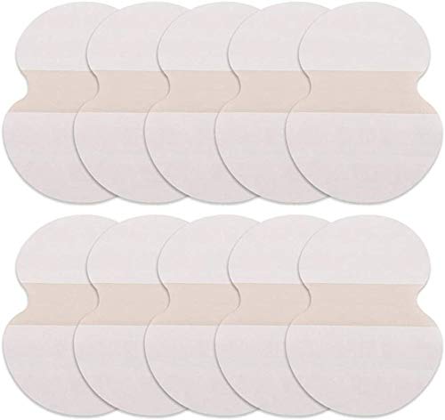 Yicare 10 almohadillas desechables para axilas, almohadillas de transpiración para hombres y mujeres