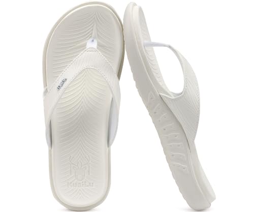 Image of KuaiLu Women's Orthotic Arch Support Flip Flop Sandals