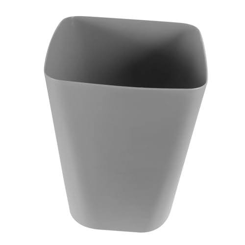 Contenedor de basura práctico de plástico cuadrado resistente para cocina