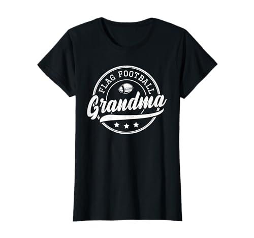 Flag Football Grandma Outfit Flag Football T-Shirt