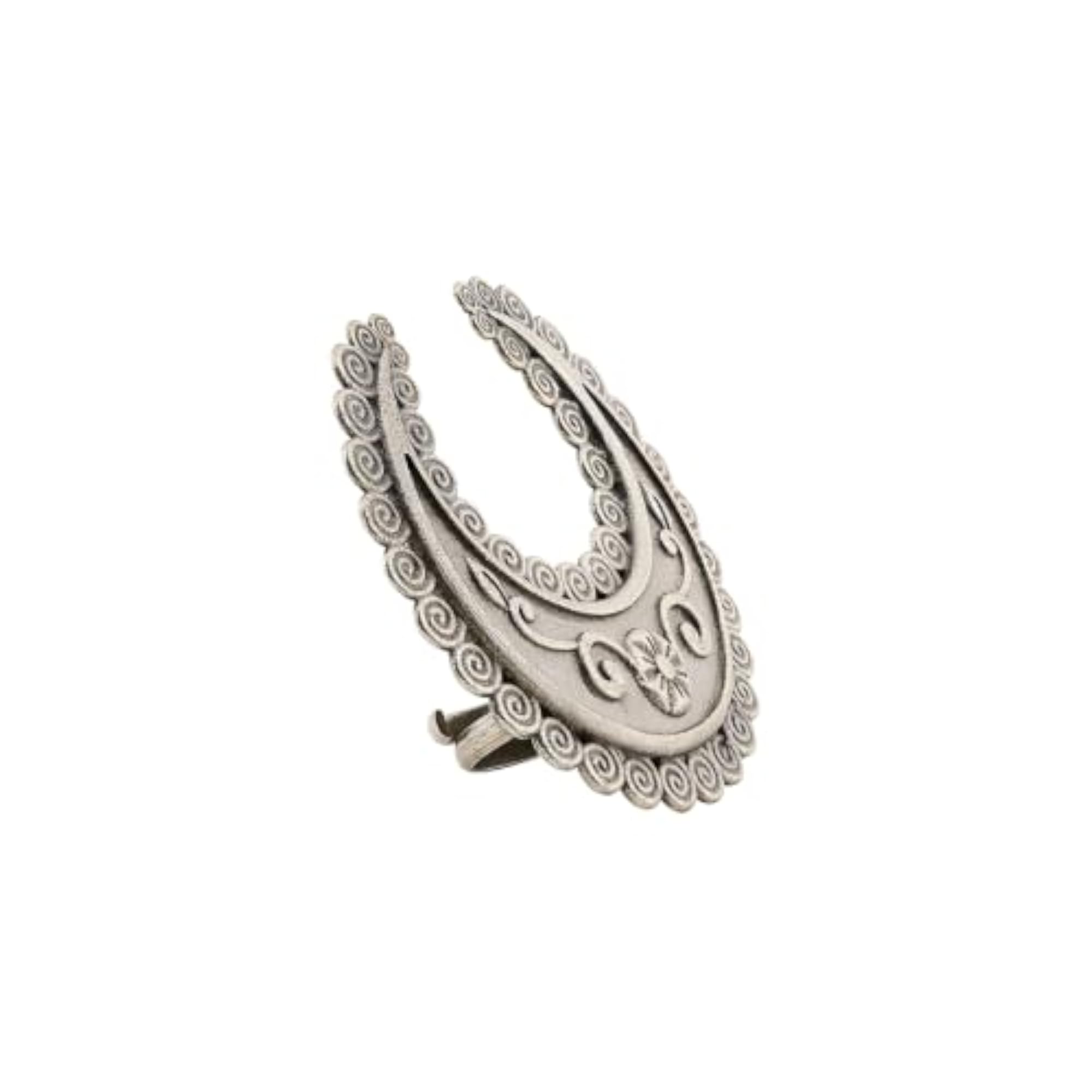 Women's Silver Oxidised Statement Ring, Elegant Design