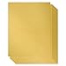 Shimmer Paper - 96 Pack-Gold Metallic Paper, Double Sided, Laser Printer Friendly - Perfect for Weddings, Baby Showers, Birthdays, Craft Use, Letter Size Sheets, 8.7 x 0.03 x 11 Inches
