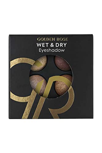 Golden Rose Wet & Dry Eyeshadow - Smooth, Long-Lasting, Ophthalmologically Tested (No:3) #TOP2