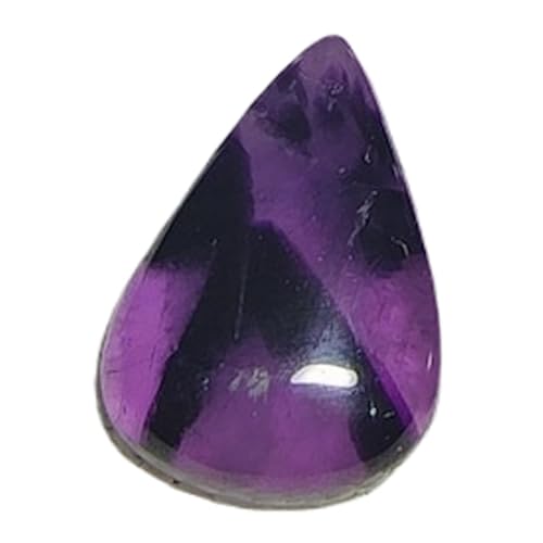 Améthyste trapiche en cabochon poire pour créer vos bagues et colliers en atelier DIY