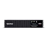 CyberPower PR1000RTXL2UC Smart App Sinewave UPS Battery Backup and Surge Protector, 1000VA/1000W, 8 Outlets, 2U Rack/Tower, AVR, Built-In Cloud Monitoring, EBM Option, UL Certified