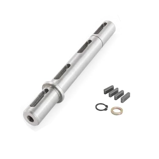 XUNKUANER 130mm Dual Output Shaft for NMRV030 Worm Reducer Gearbox | 14mm 0.55“ Diameter ,Length130mmh ,fit Nema23 Stepper Motor with Gaskets, S-Ring & Corner Pins