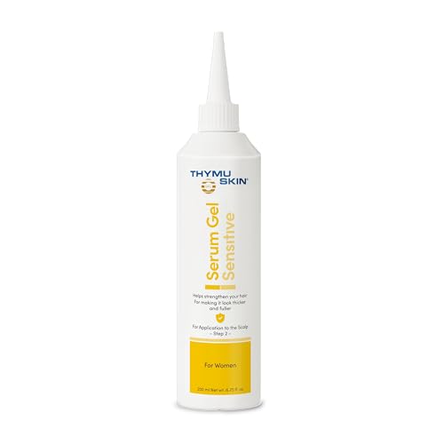 THYMUSKIN® Sensitive Serum - Step 2 of 2 in the Thymuskin 2-Step System, provides targeted nourishment and helps fortify hair at the base. Specifically tailored for women and a dry, sensitive scalp