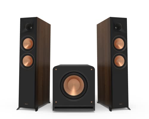 Klipsch 2.1 Walnut System - Model RP-6000F II, RP-1200SW
