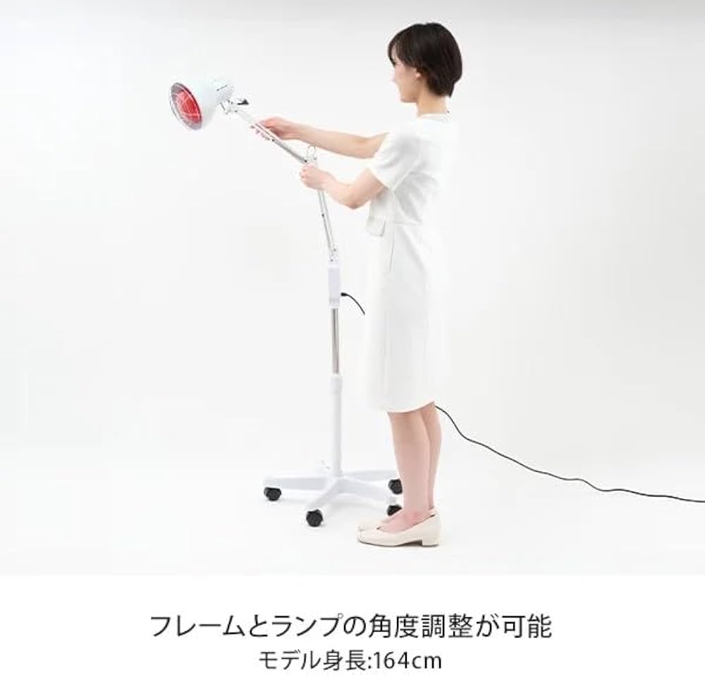 Amazon.co.jp: 赤外線ライト3 スタンドタイプ タイマー付き ホワイト Amazon.co.jp: 赤外線ライト3 スタンドタイプ タイマー付き ホワイト